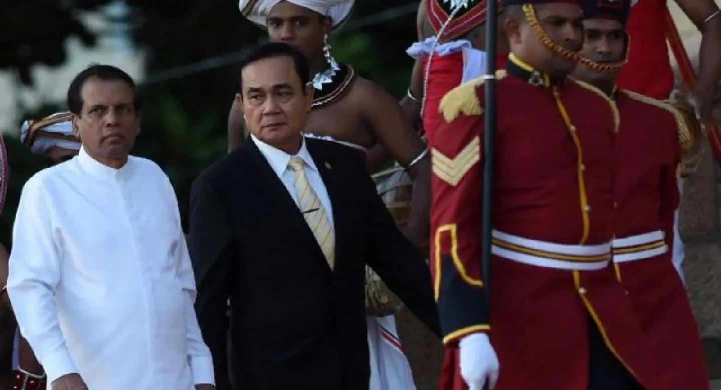 Prayut visits Sri Lanka to ink bilateral deals Prayut visits Sri Lanka to ink bilateral deals