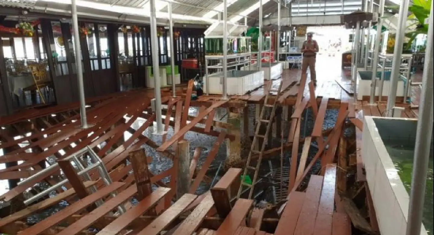 29 hurt in Chon Buri floor collapse