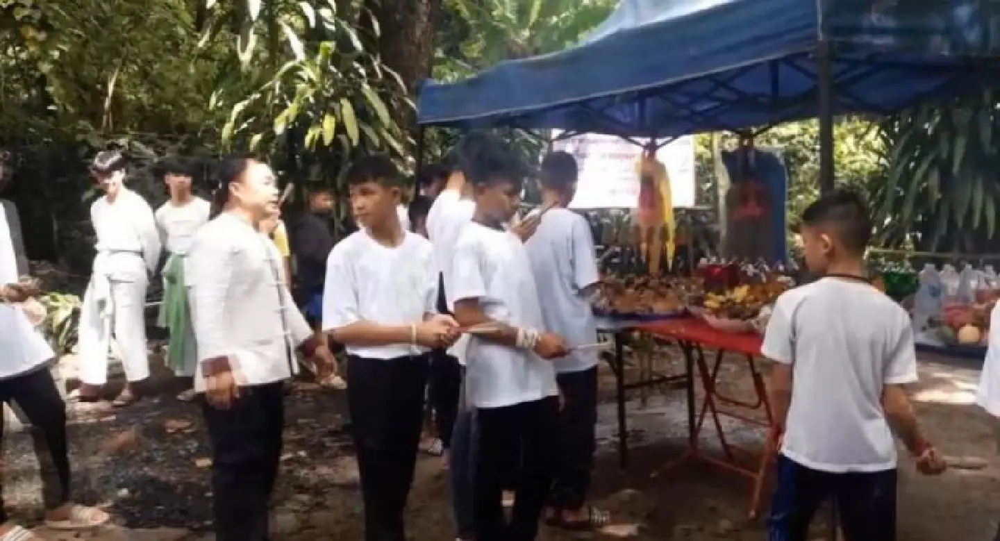 Cave group to be ordained into monkhood for nine days Cave group to be ordained into monkhood for nine days