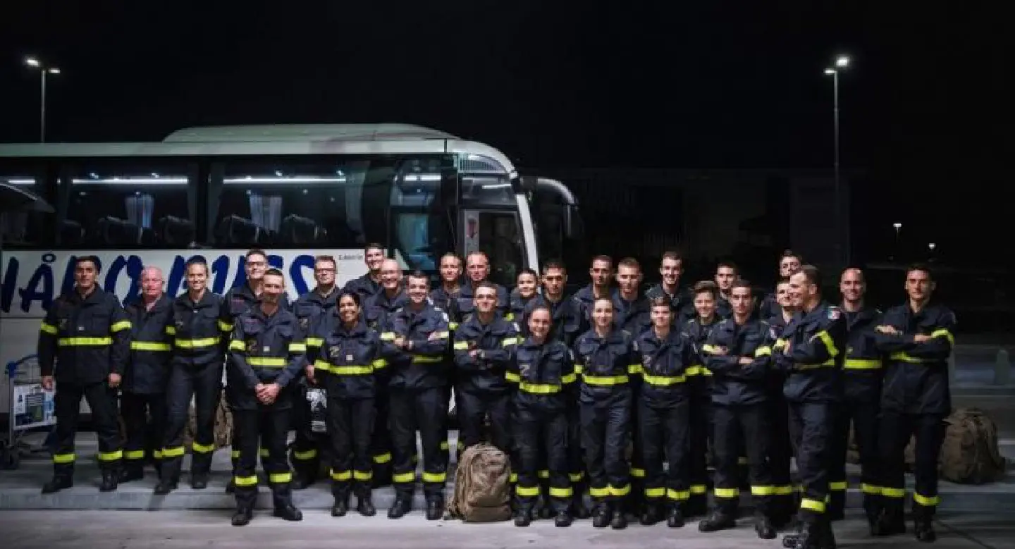 French soldiers arrive in Sweden to fight wildfires French soldiers arrive in Sweden to fight wildfires