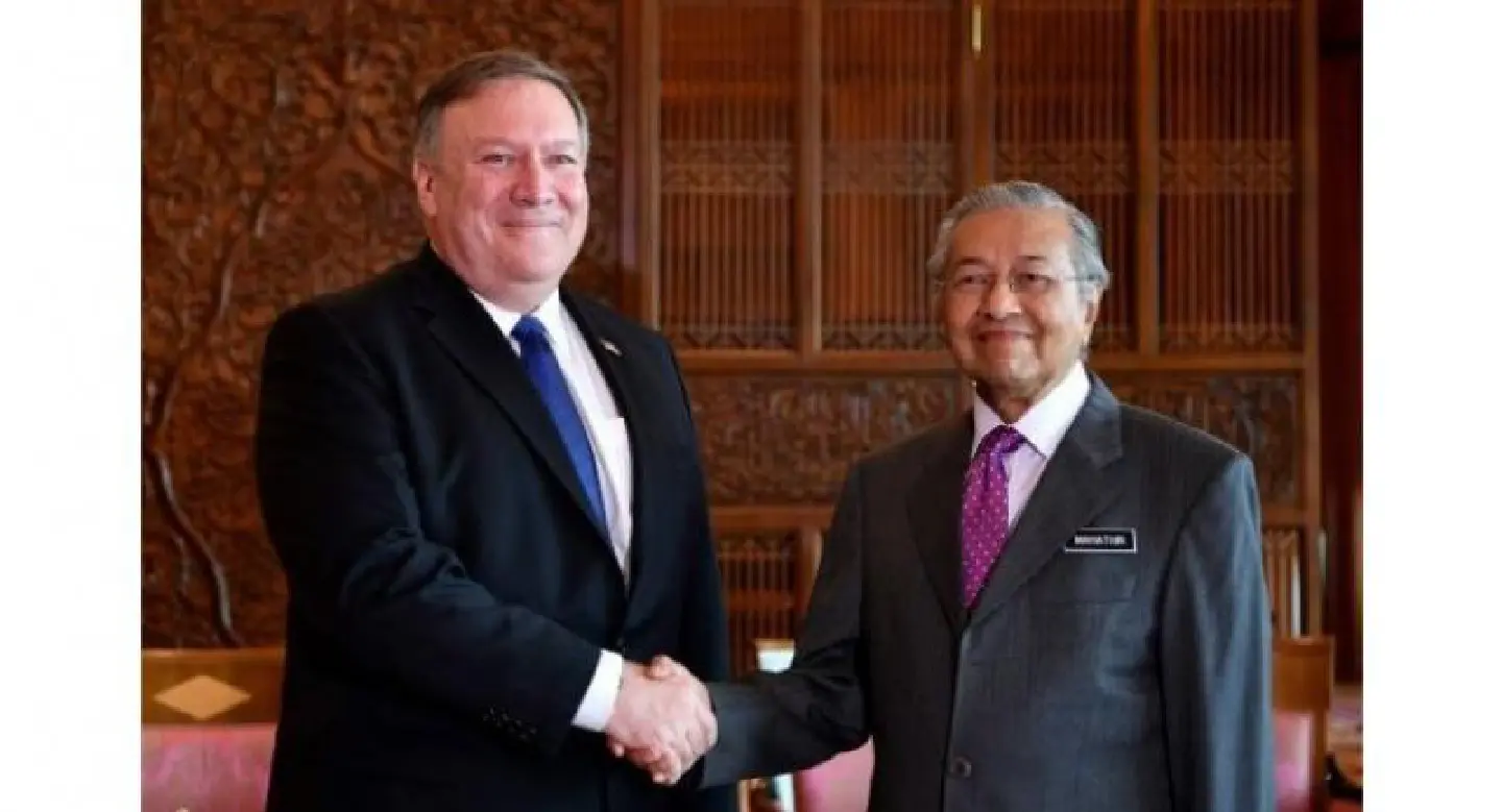 US Secretary of State Pompeo calls on Dr M