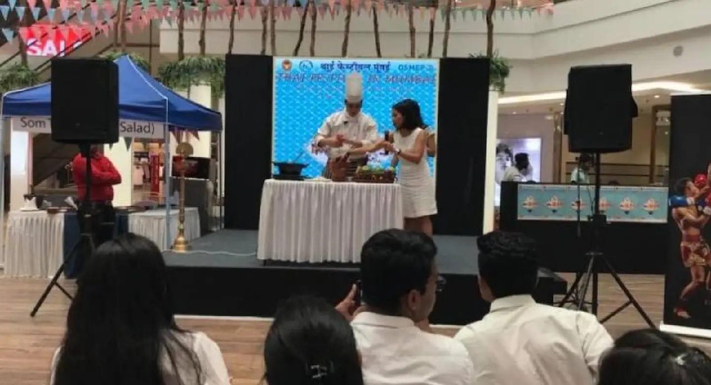 Boxing and food feature at Thai Festival opening in Mumbai Boxing and food feature at Thai Festival opening in Mumbai