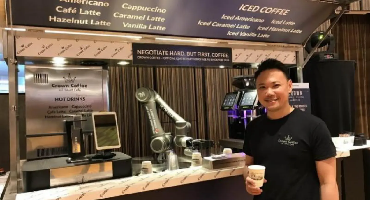 Frothy sales sought from robot barista Frothy sales sought from robot barista