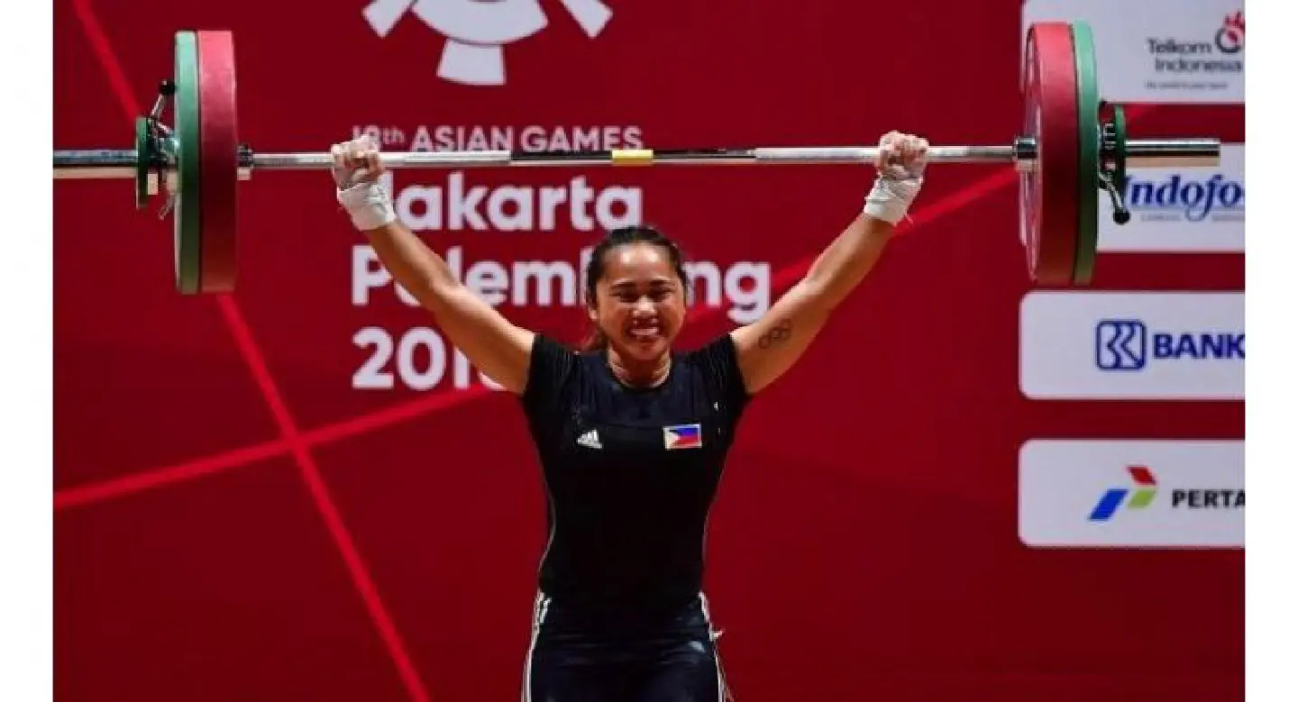 Weightlifter Diaz wins first Asian Games gold for Philippines Weightlifter Diaz wins first Asian Games gold for Philippines