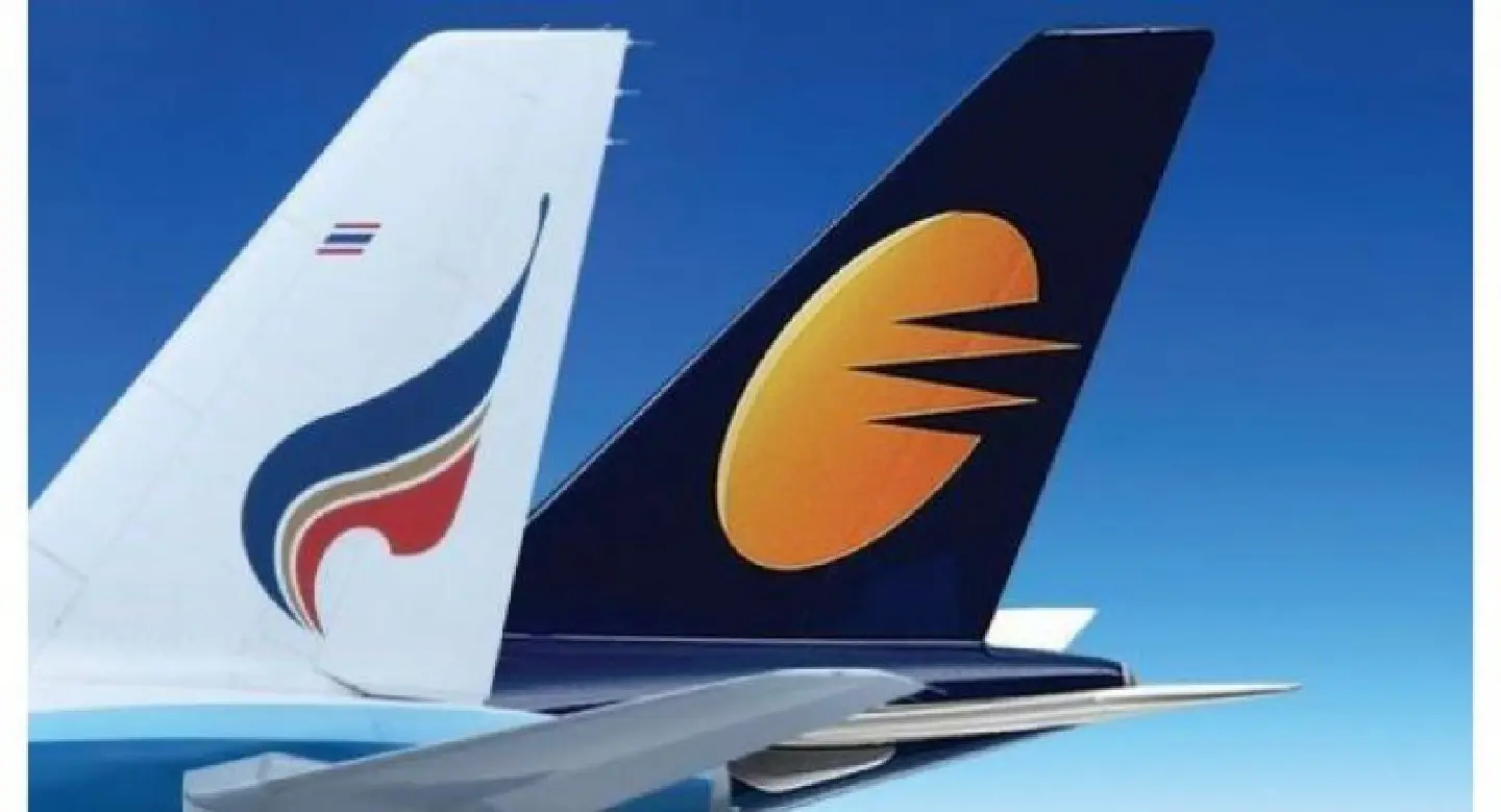 Jet and Bangkok combine flight services