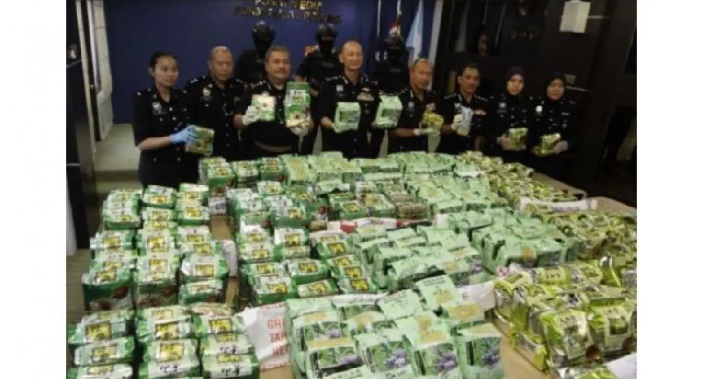 Four arrested as police make huge drug bust of RM26.1mil in Penang Four arrested as police make huge drug bust of RM26.1mil in Penang