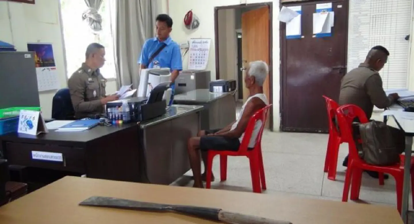 Buri Ram man, 84, killed wife with cleaver: police Buri Ram man, 84, killed wife with cleaver: police