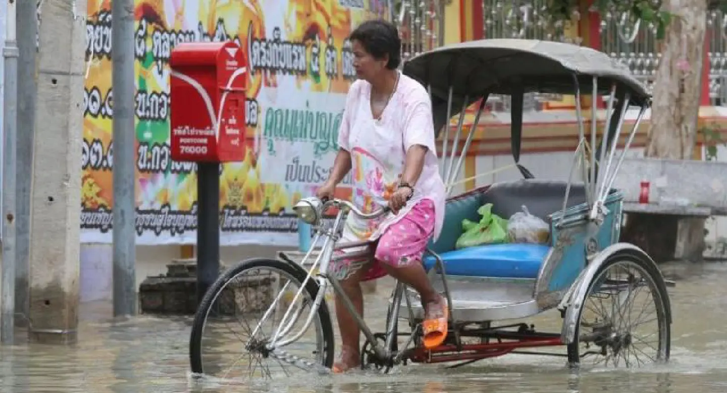 His Majesty has flood victims on his mind