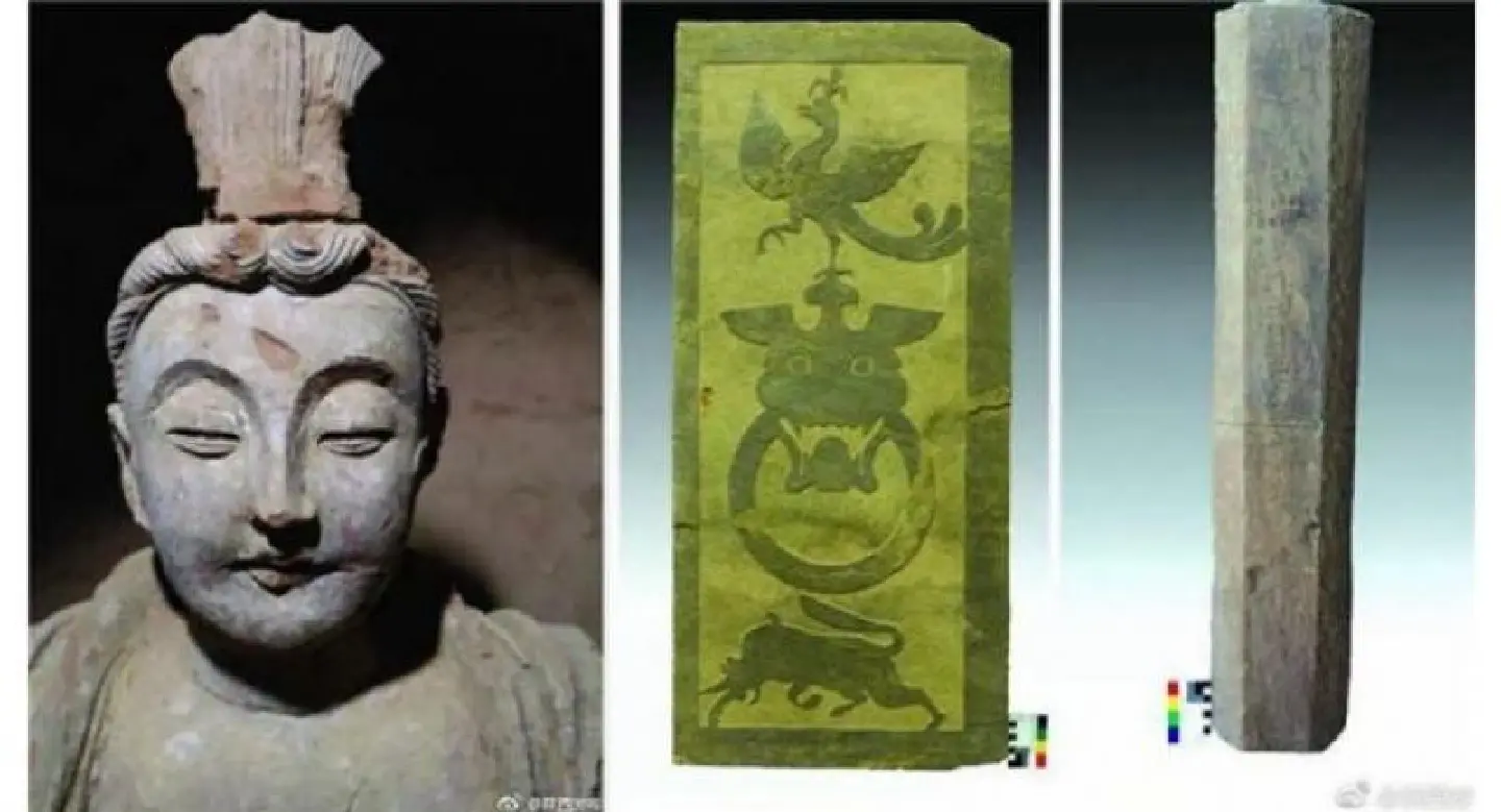 Buddhist grotto relics found in NW China Buddhist grotto relics found in NW China
