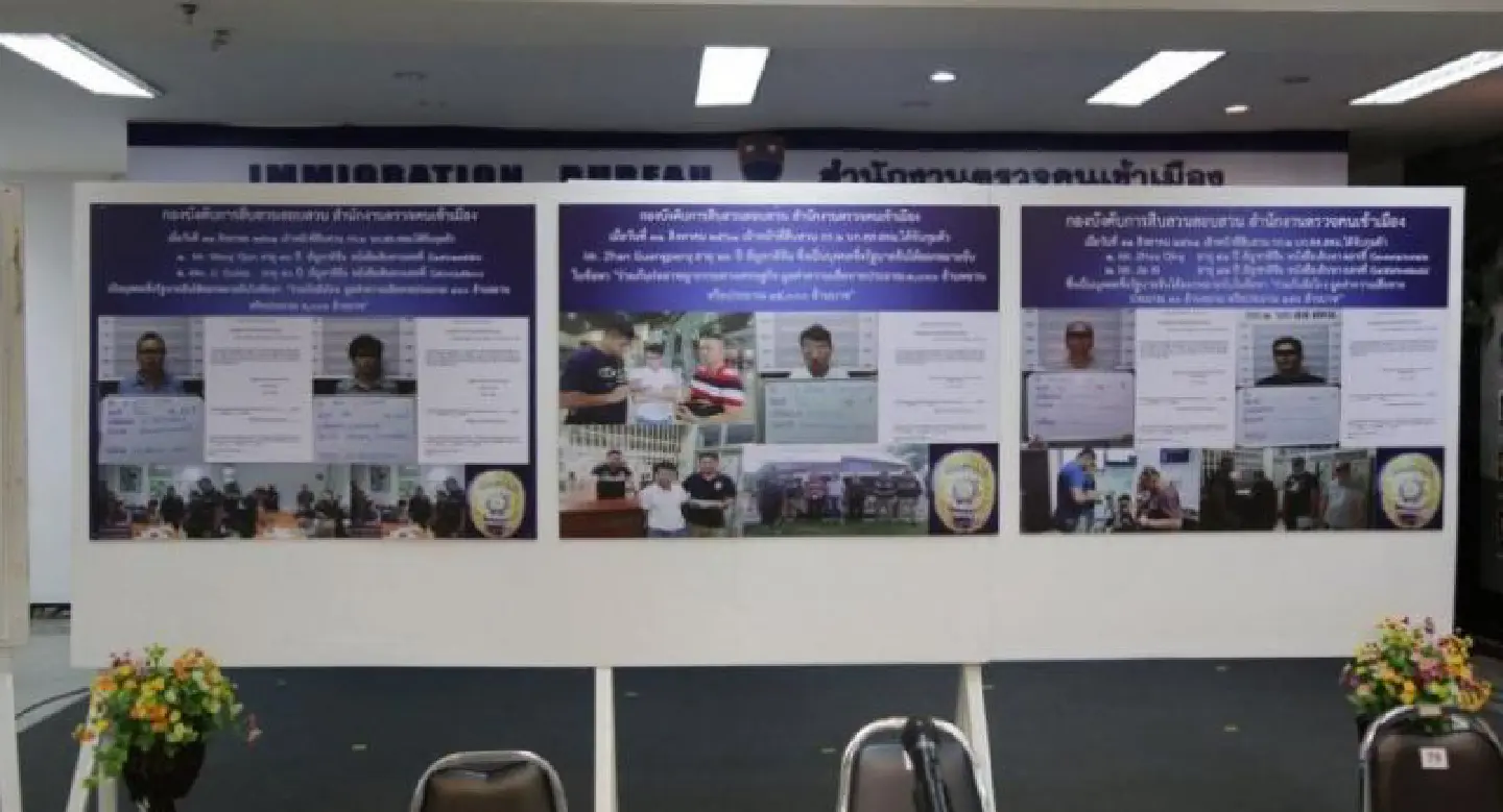 Five Chinese ‘fraudsters’ held
