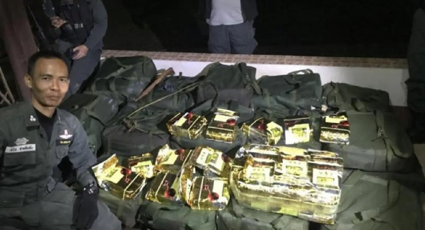 Guns blazing in Chiang Mai, huge drug haul seized Guns blazing in Chiang Mai, huge drug haul seized