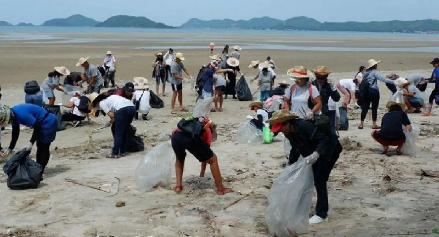 Sanfunn’s Beach Clean-up Operation