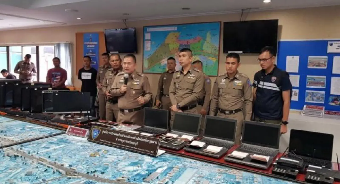 20 Chinese ‘fraudsters’ held after Pattaya raids