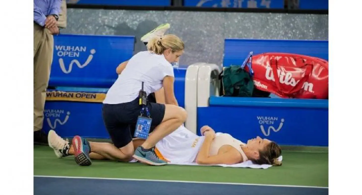 Struggling Halep knocked out of Wuhan Open Struggling Halep knocked out of Wuhan Open