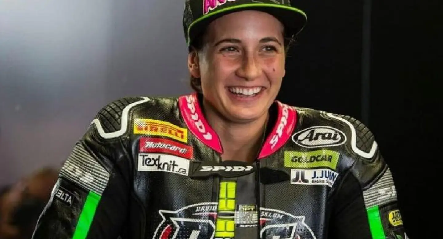 Spain's Carrasco makes history as first female world moto champion Spain's Carrasco makes history as first female world moto champion