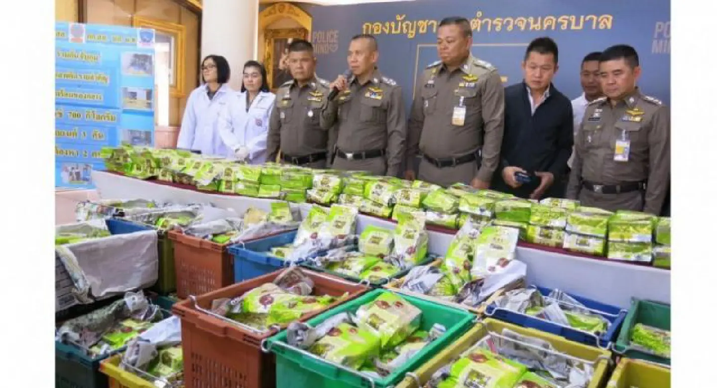 700kg of ice seized in Ayuthaya