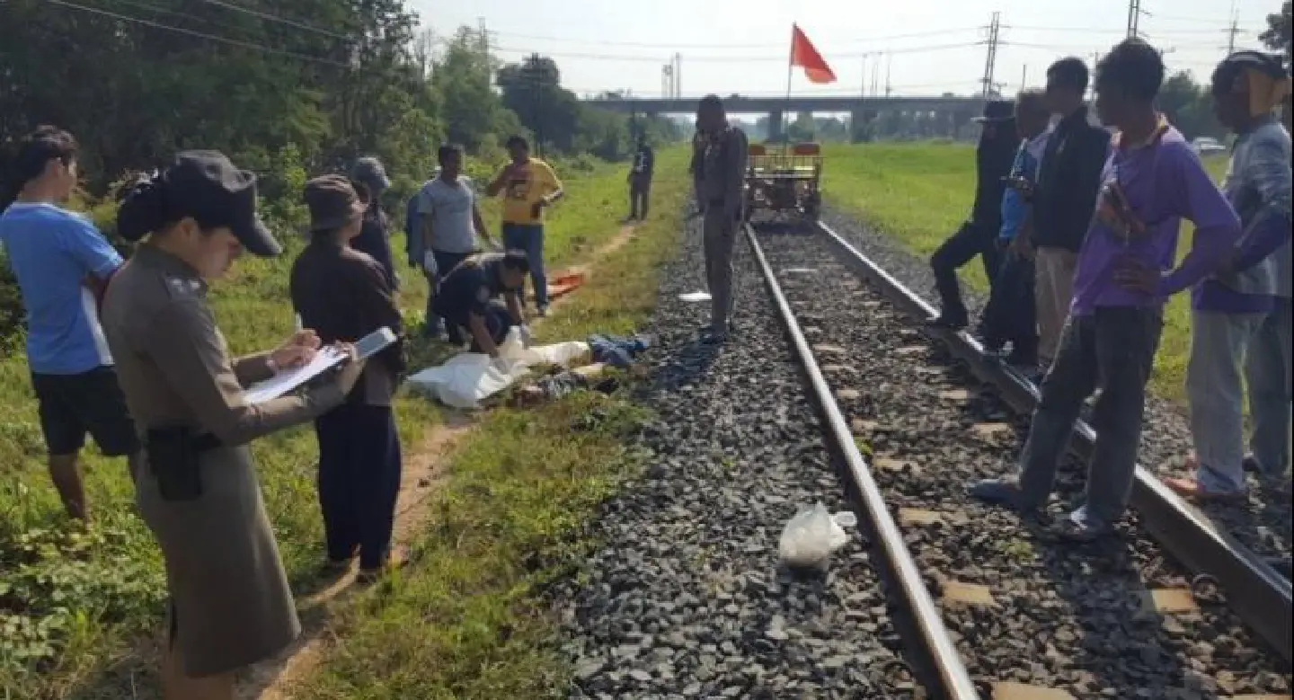 Man with mental disorder killed by train in Buri Ram Man with mental disorder killed by train in Buri Ram