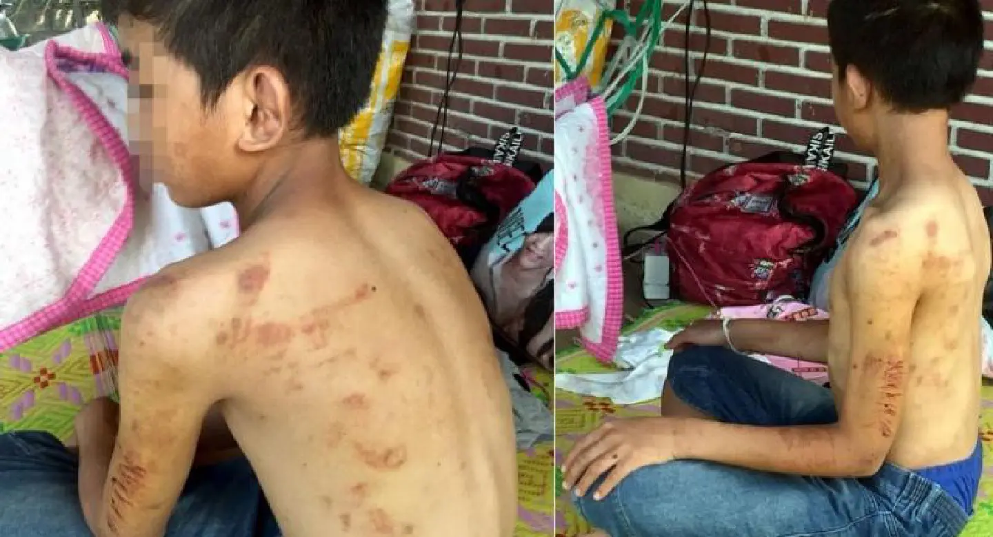 Boy gets on bike to flee beatings, is reunited with mum