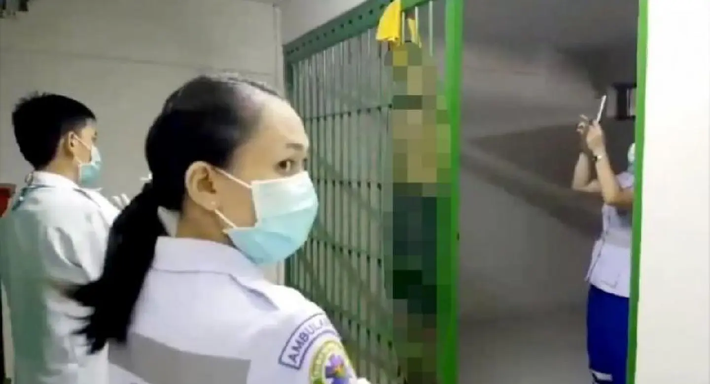Khon Kaen man with mental disorder found hanging in police detention room Khon Kaen man with mental disorder found hanging in police detention room
