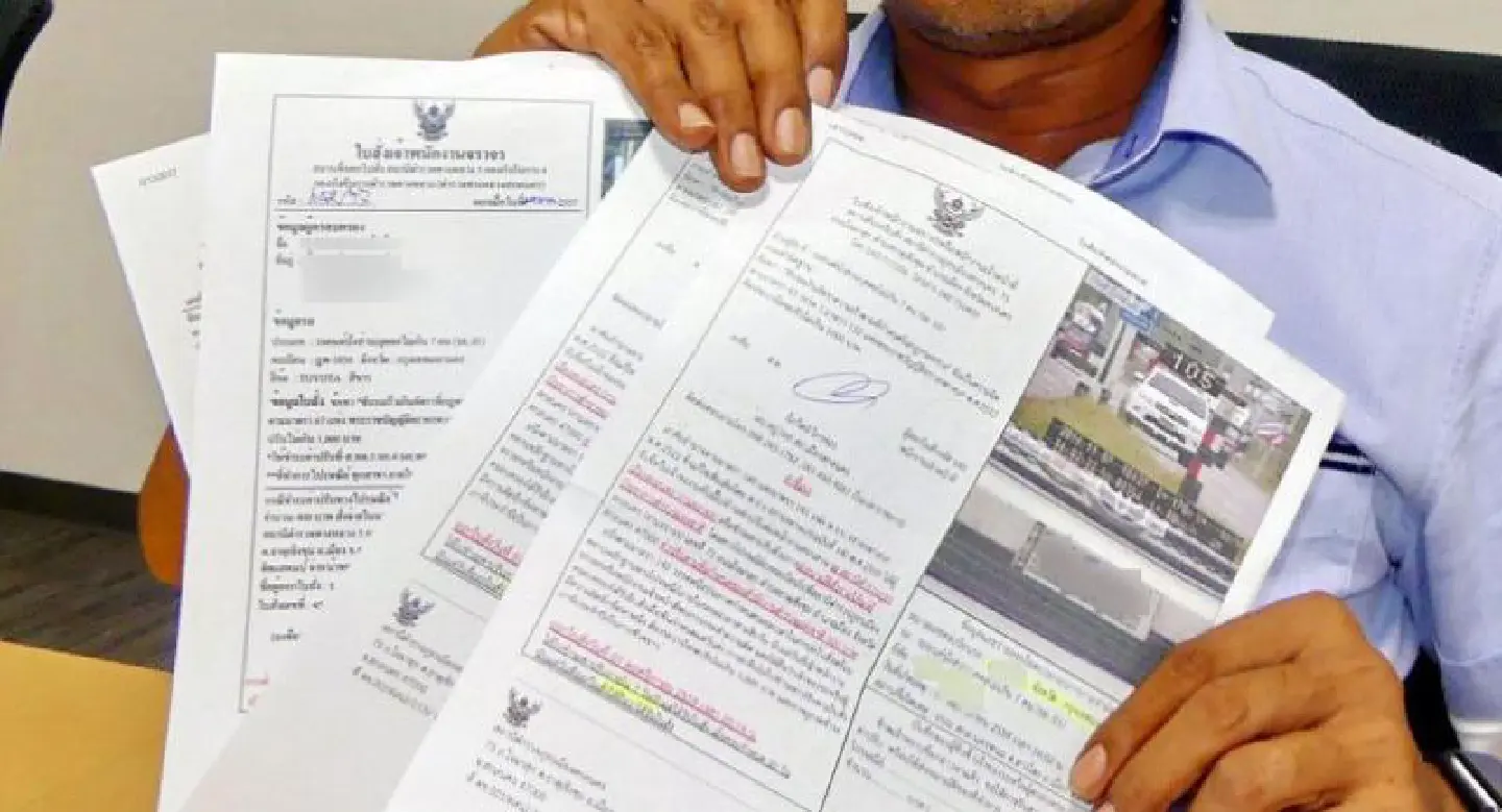 Thai drivers ignoring 11 million traffic tickets
