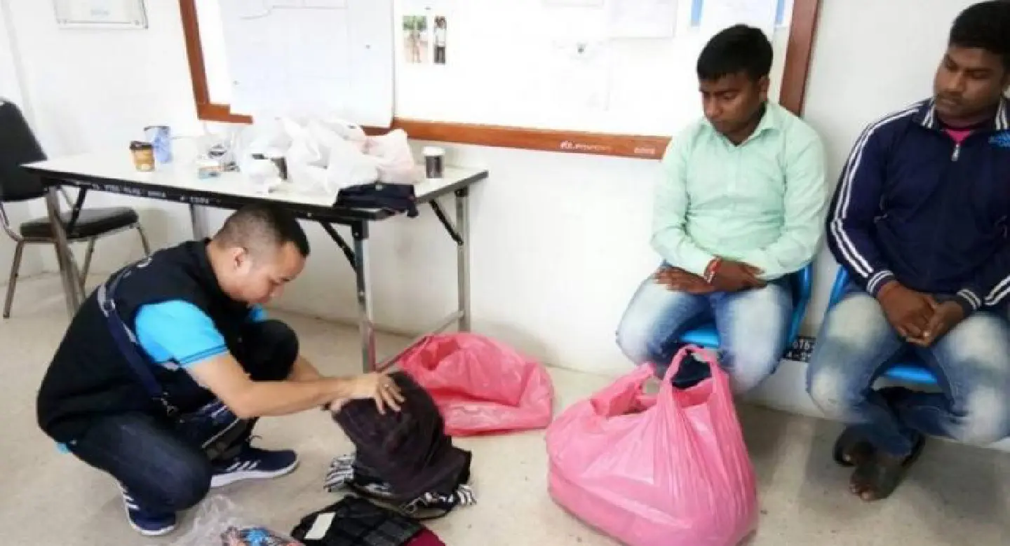 Two Indians arrested under 'Operation X-ray Outlaw Foreigners' in Sa Kaew