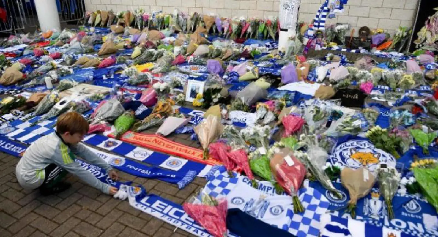 Fans in shock after Leicester City helicopter crash