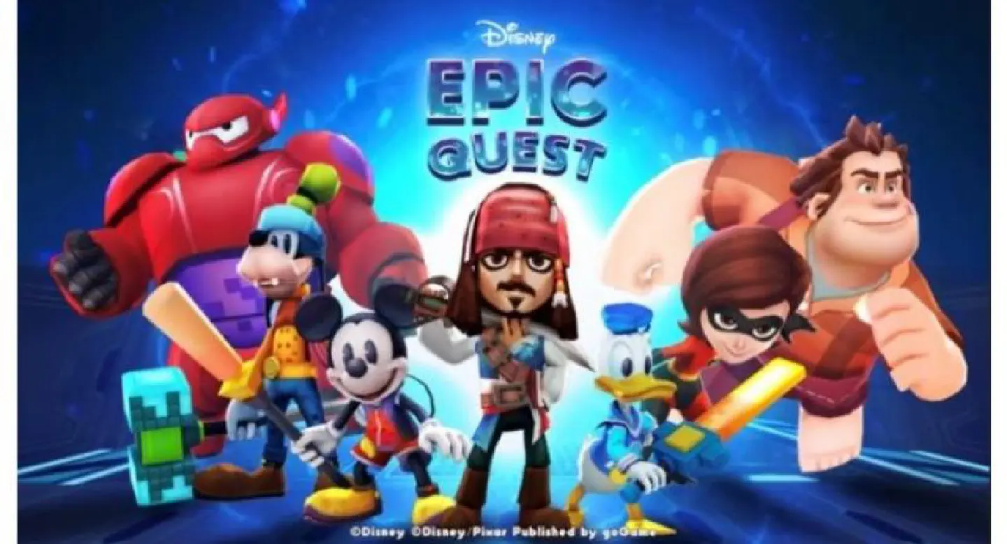 Mickey and his pals go on a Epic Quest Mickey and his pals go on a Epic Quest