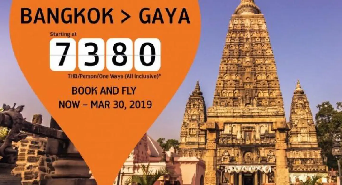 THAI Smile's direct flight from Bangkok to Gaya to start at Bt7,380