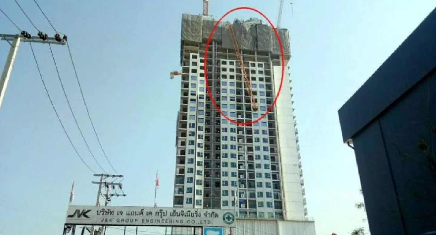 Operator dies after being crushed by collapsing tower crane