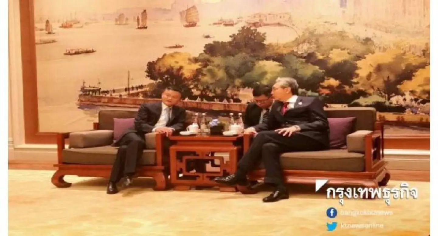 Somkid reaches out to Jack Ma to push Thai tourism Somkid reaches out to Jack Ma to push Thai tourism