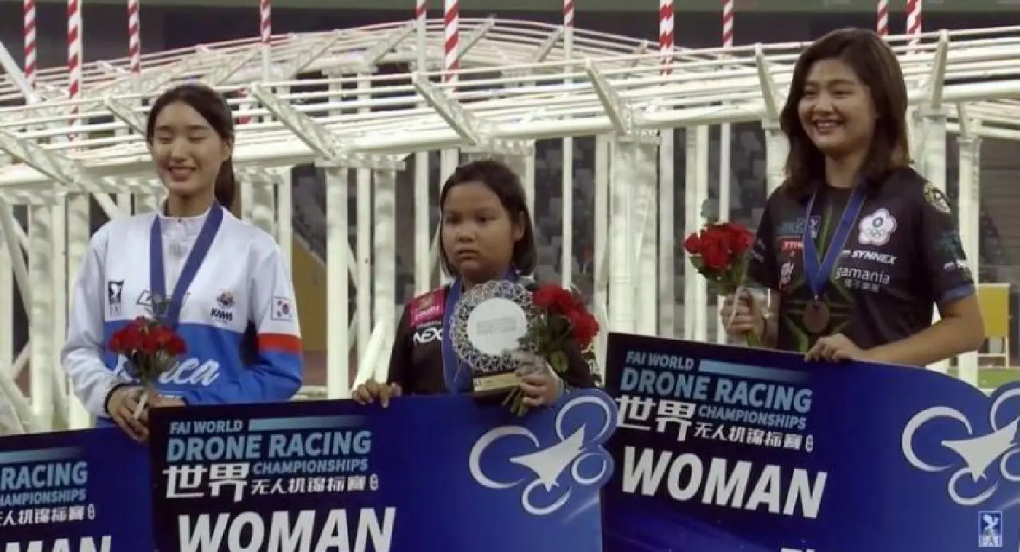 Young girl wins women’s drone racing title in China Young girl wins women’s drone racing title in China