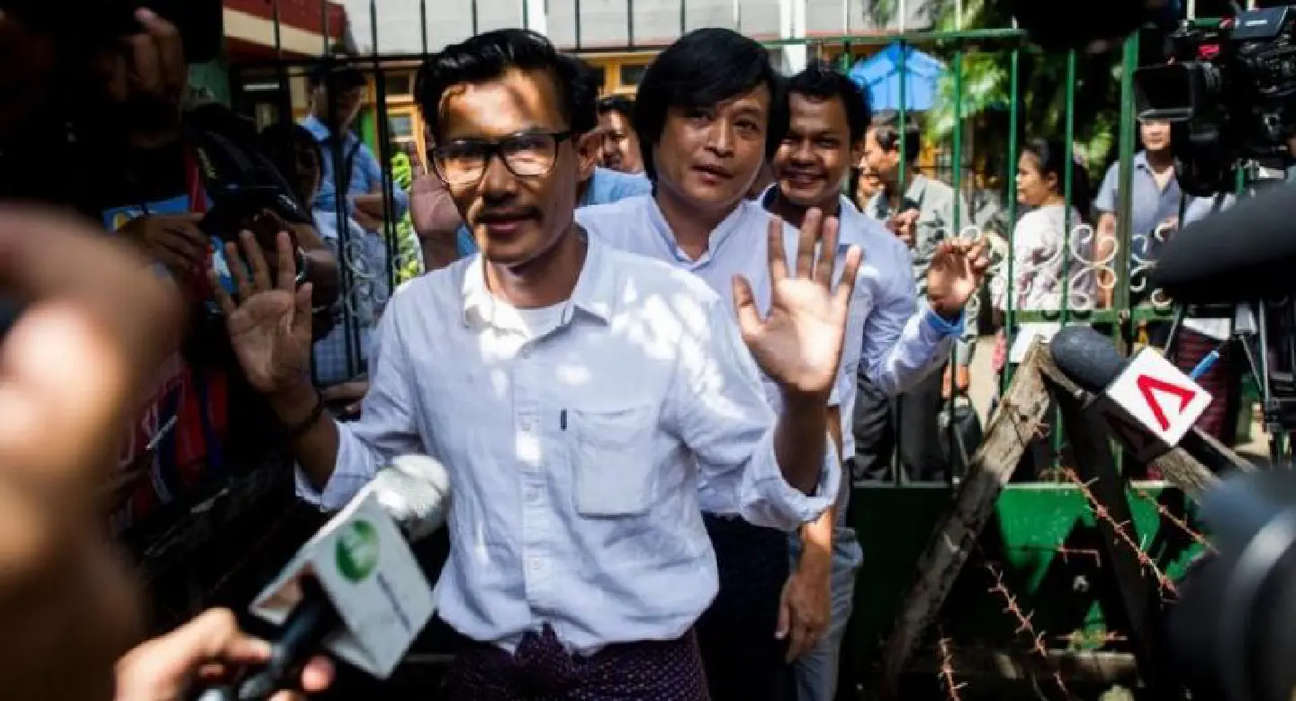 Case dropped against Myanmar journalists facing incitement charges