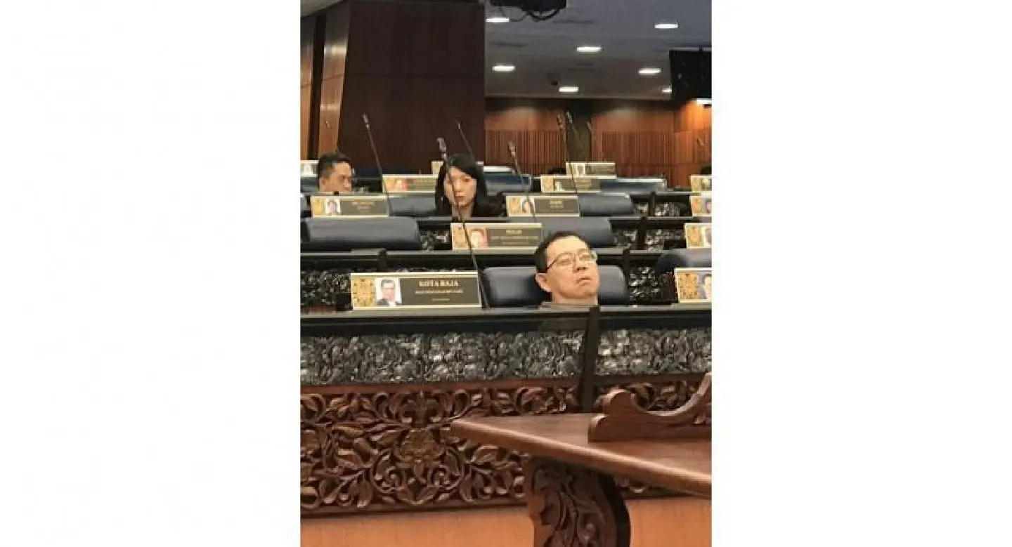 Malaysia's Finance minister says he wasn't sleeping in Parliament, merely resting his eyes Malaysia's Finance minister says he wasn't sleeping in Parliament, merely resting his eyes