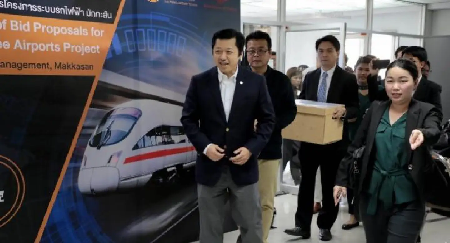 Two groups hand in bids for rail project