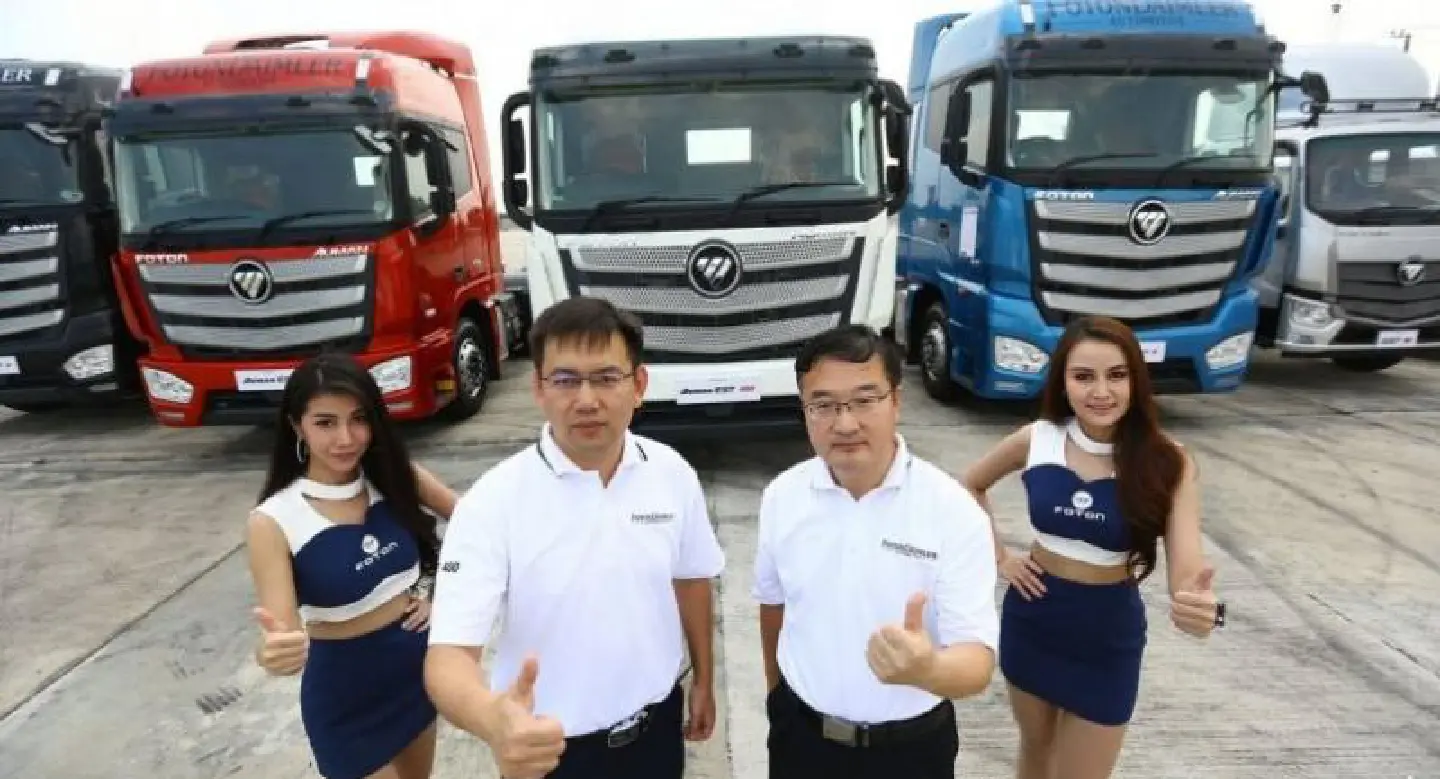Foton trucks available for test drives