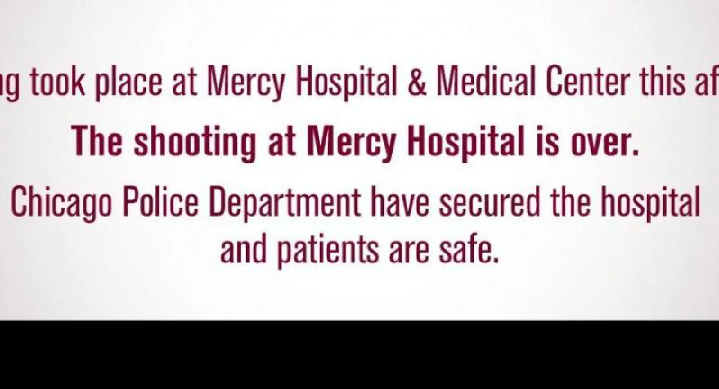 Urgent : Multiple victims after shots fired at Chicago hospital: police Urgent : Multiple victims after shots fired at Chicago hospital: police