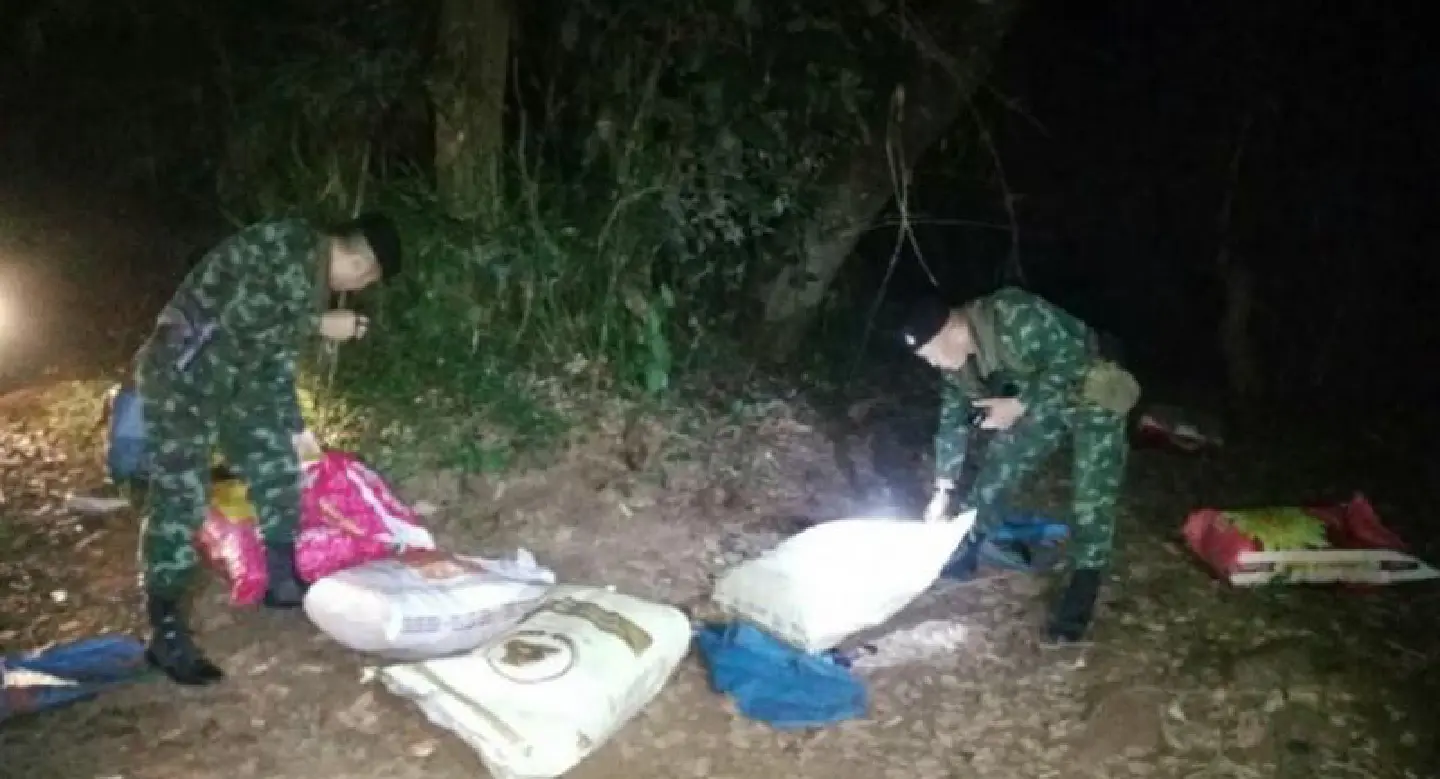 Rangers seize ‘drug ingredients' on Myanmar border