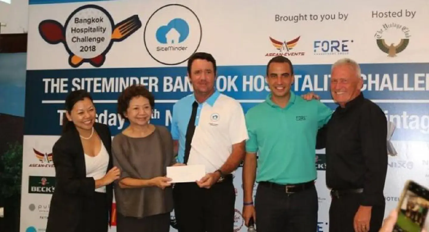 SiteMinder golf challenge raises Bt150,000 for charity