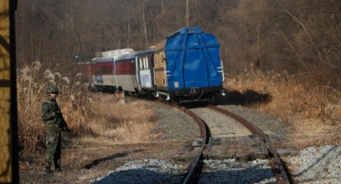 Two Koreas start landmark journey for railway reconnection Two Koreas start landmark journey for railway reconnection