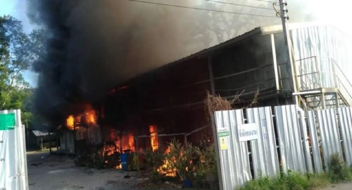 Two Phuket workers’ camps burn