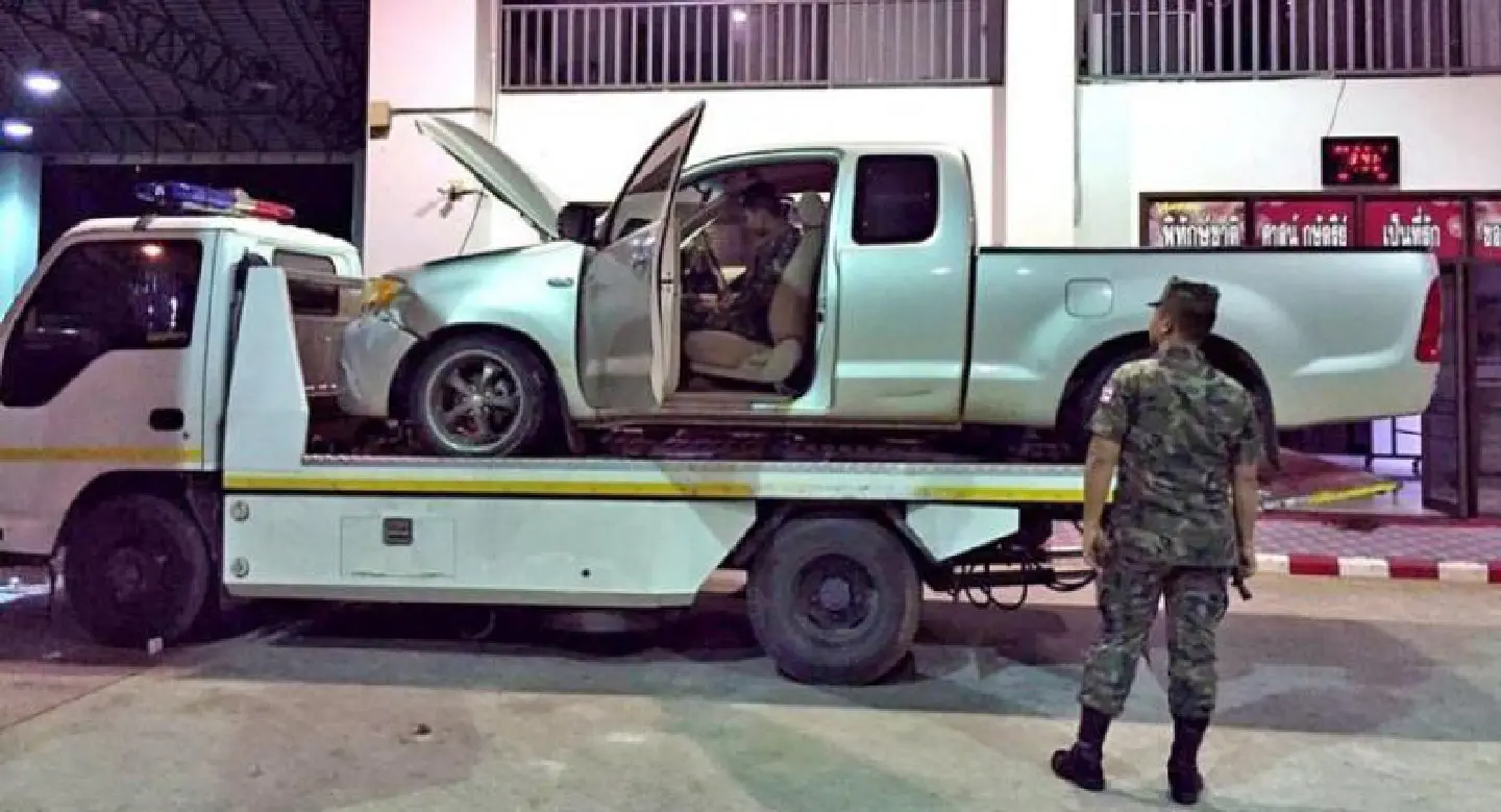 195,000 meth pills found inside wheels of truck at Phuket checkpoint