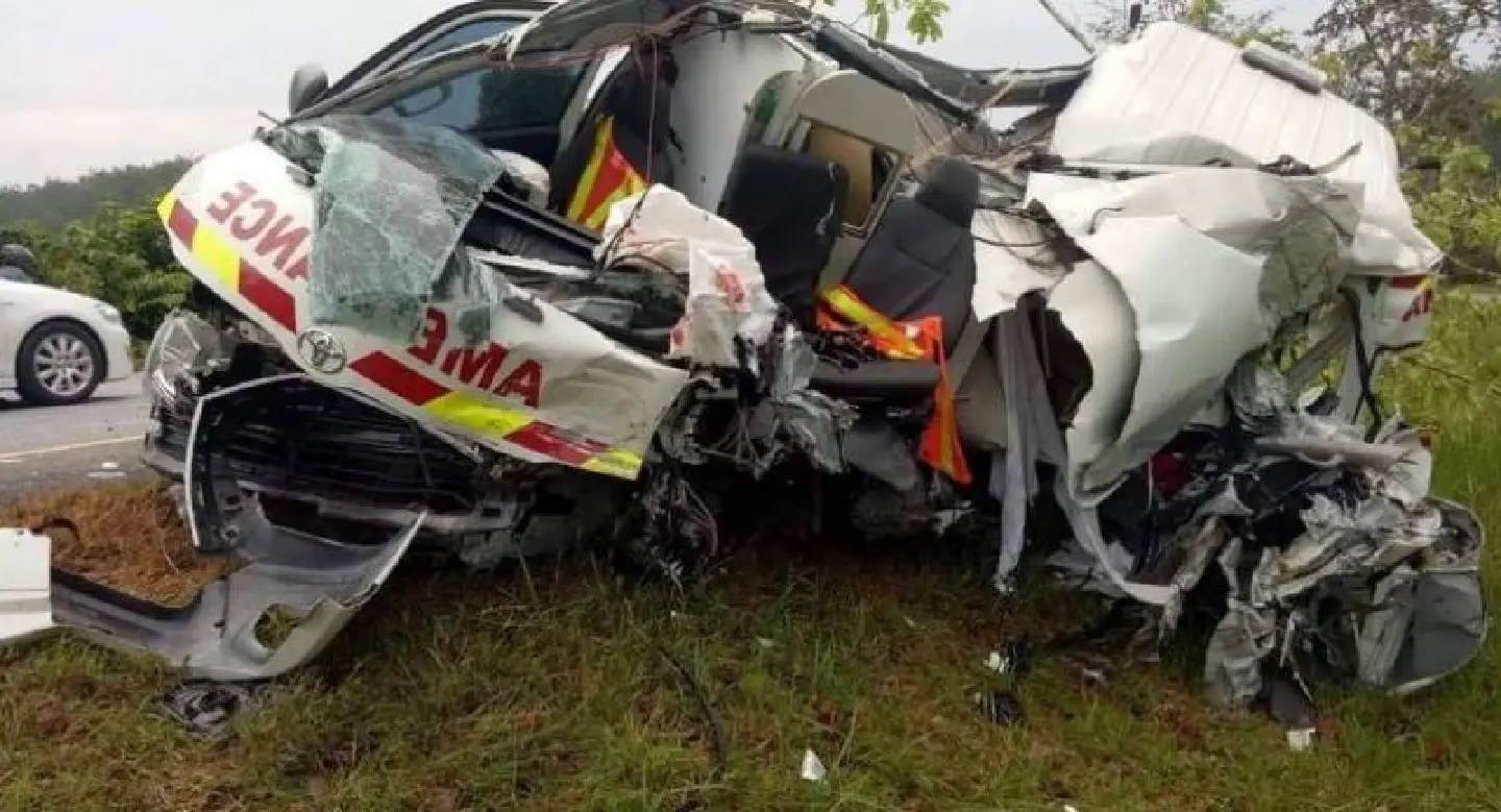 Ambulance slams into truck in Trang, 1 killed Ambulance slams into truck in Trang, 1 killed