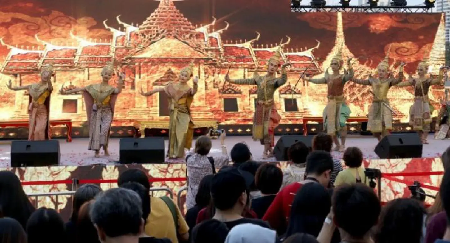 Khon performance takes centre stage at Amazing Thailand Countdown 2019