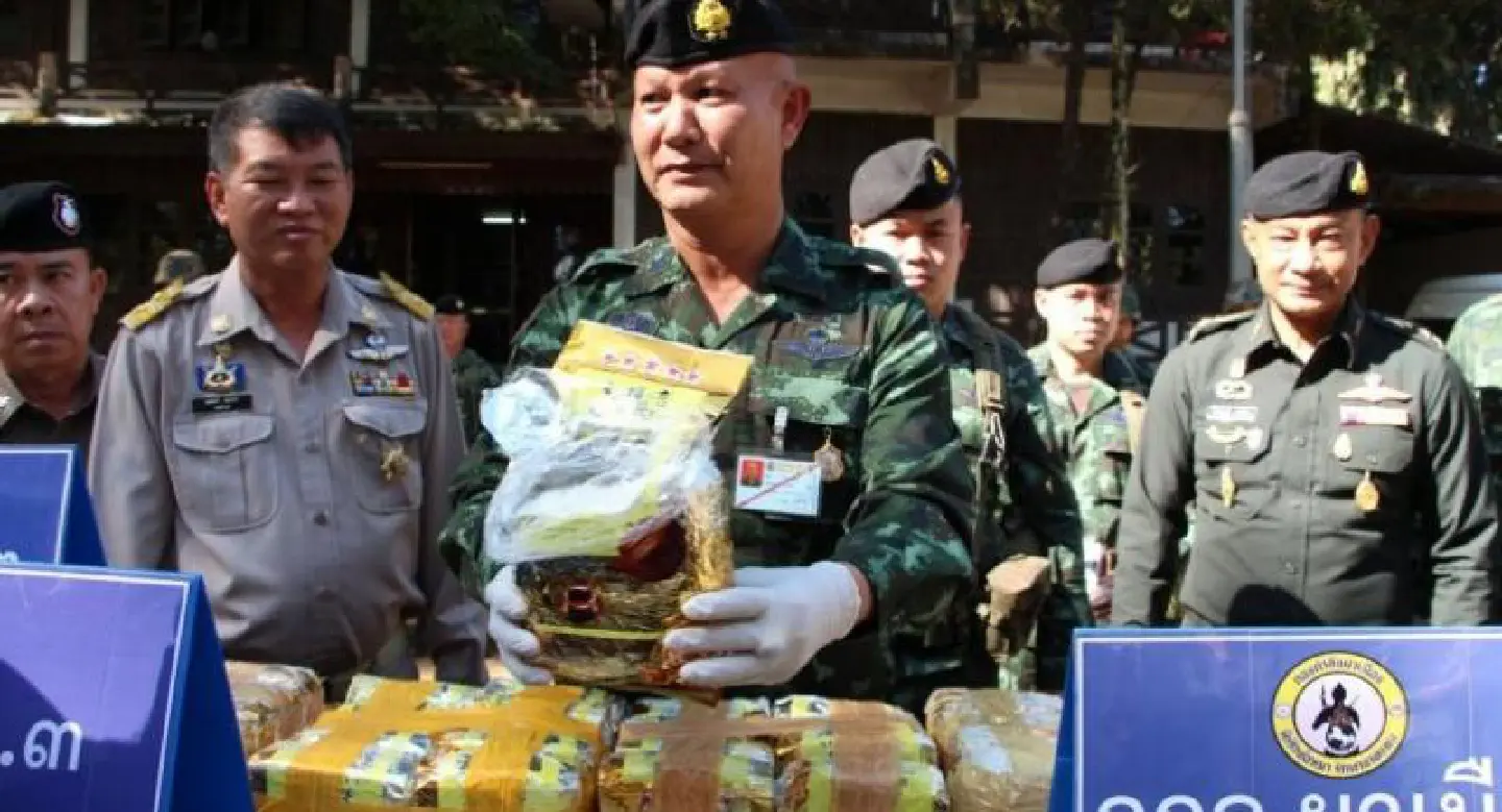 Myanmar man arrested with 300kg of 'ice' in Chiang Rai Myanmar man arrested with 300kg of 'ice' in Chiang Rai