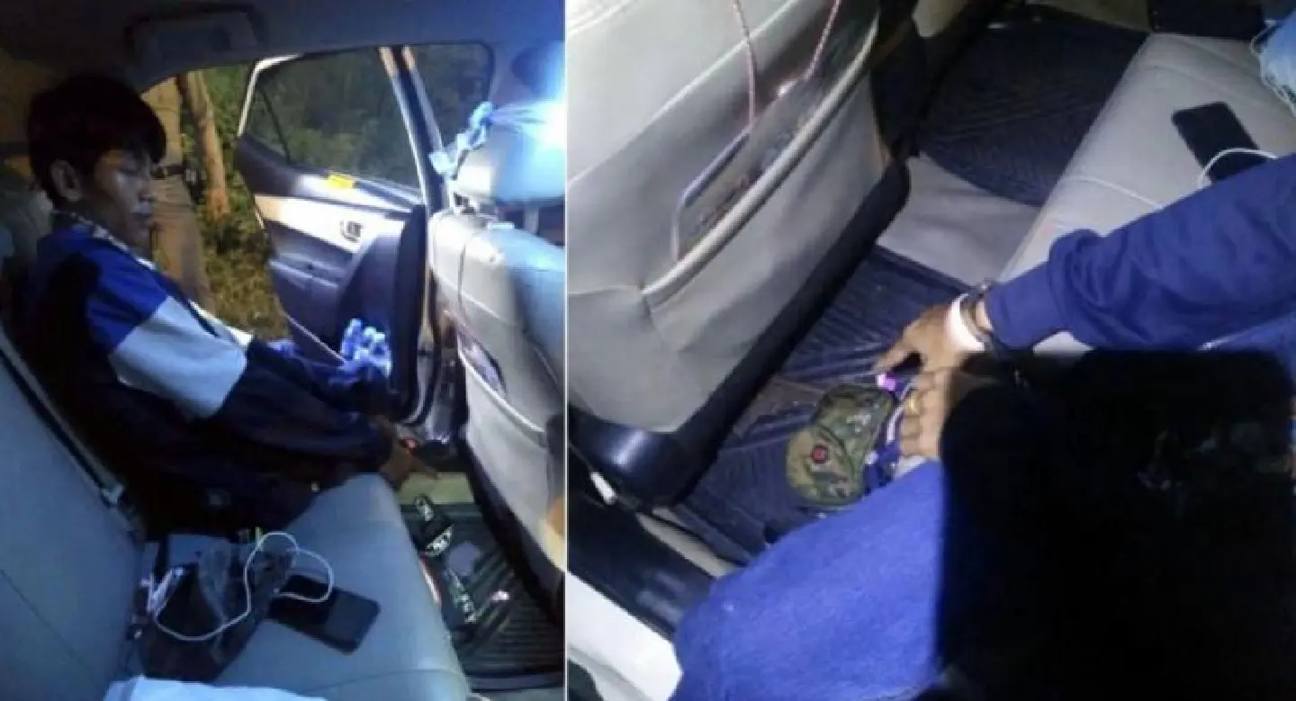 Buri Ram man caught using taxi to allegedly deliver drugs in Korat Buri Ram man caught using taxi to allegedly deliver drugs in Korat