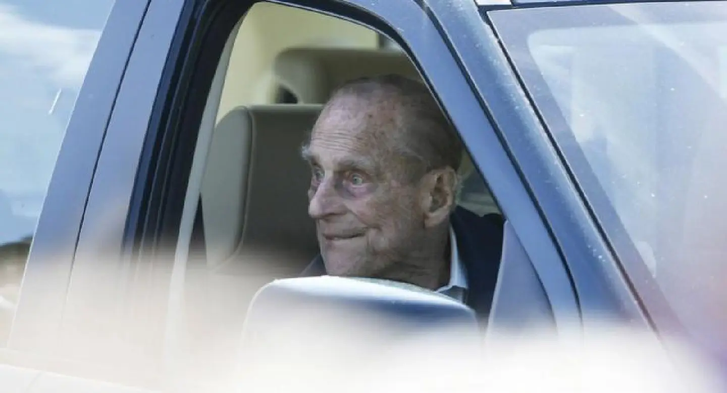 UK's Prince Philip, 97, back driving - without seatbelt