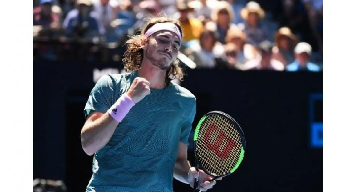 Cool Tsitsipas flies into 'fairytale' first Slam semi-final Cool Tsitsipas flies into 'fairytale' first Slam semi-final