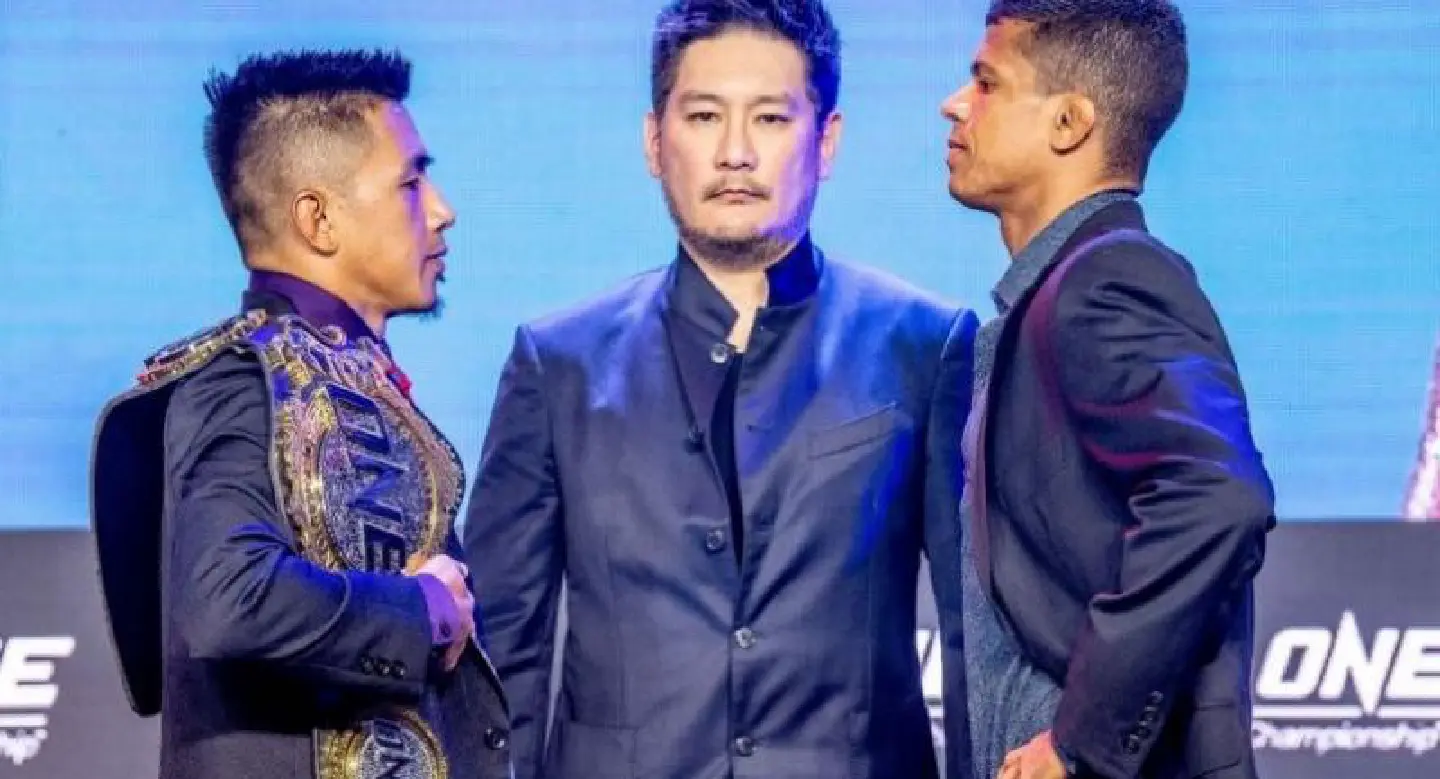 Eustaquio and Moraes Face Off at One: Hero's Ascent Presser Eustaquio and Moraes Face Off at One: Hero's Ascent Presser