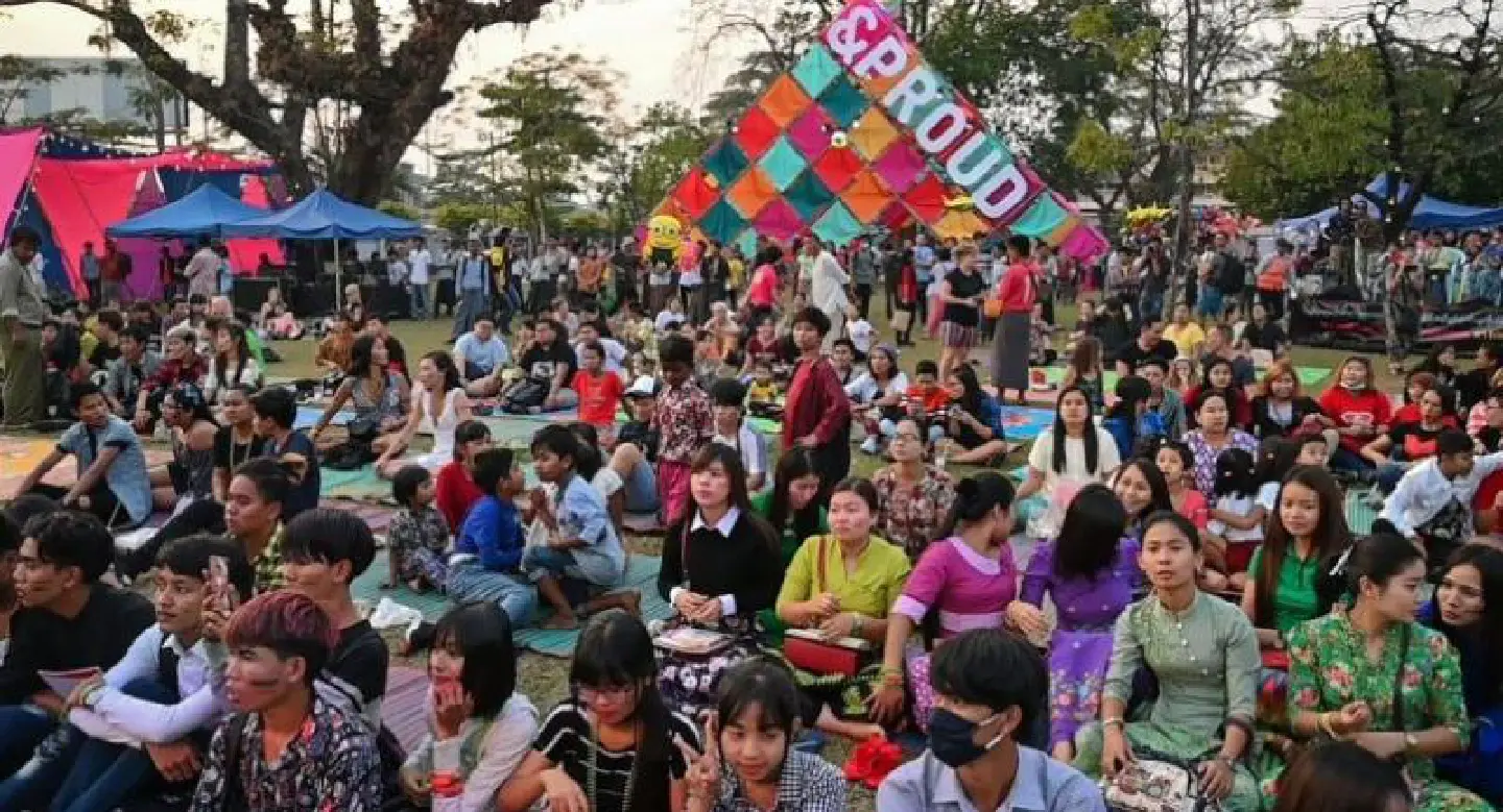 Myanmar's first LGBT pride boat parade sets sail