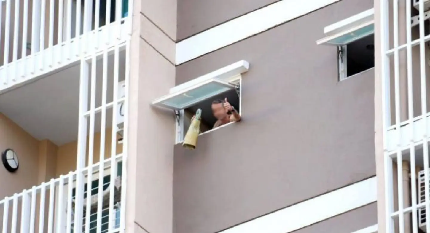 Peaceful ending to drama after UK tenant threatens suicide